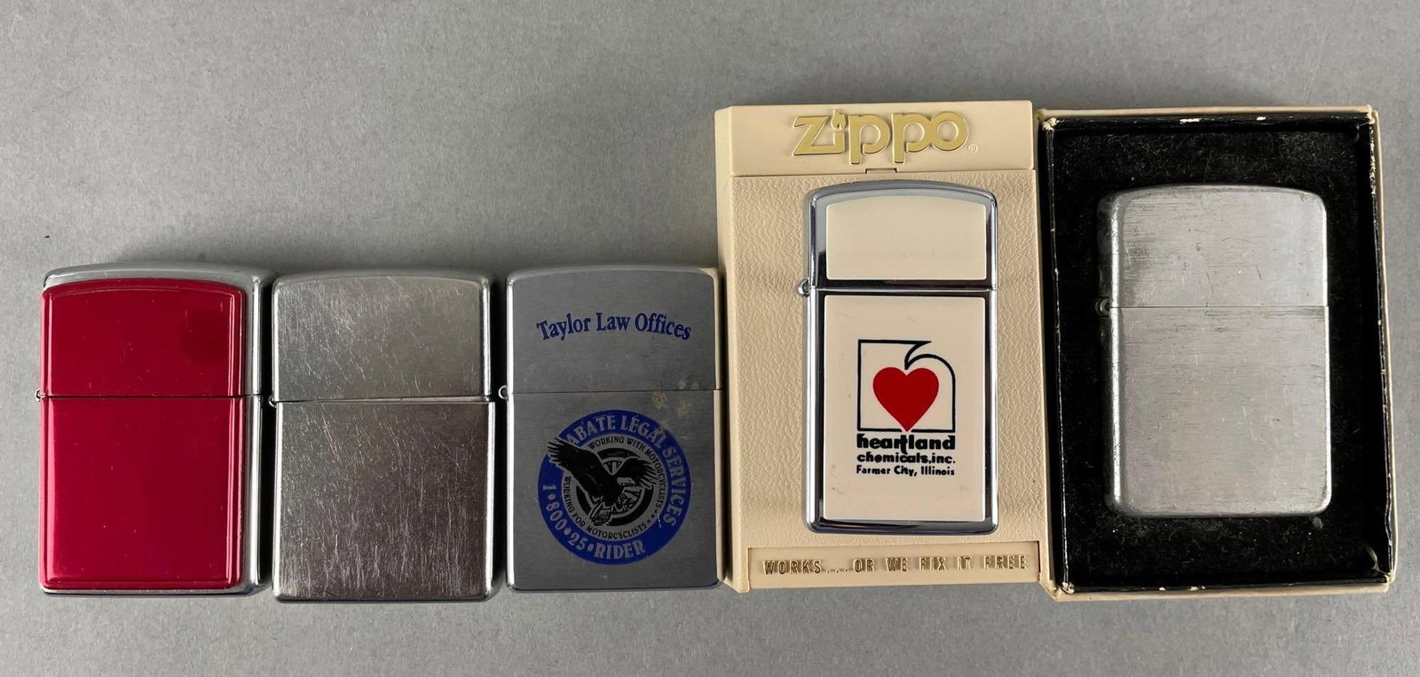 Group of Zippo Lighters (1 of 3)