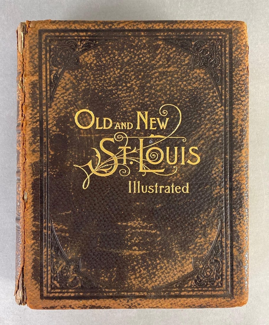 1894 First Edition James Cox Old and New St. Louis Leatherbound Book (1 of 9)