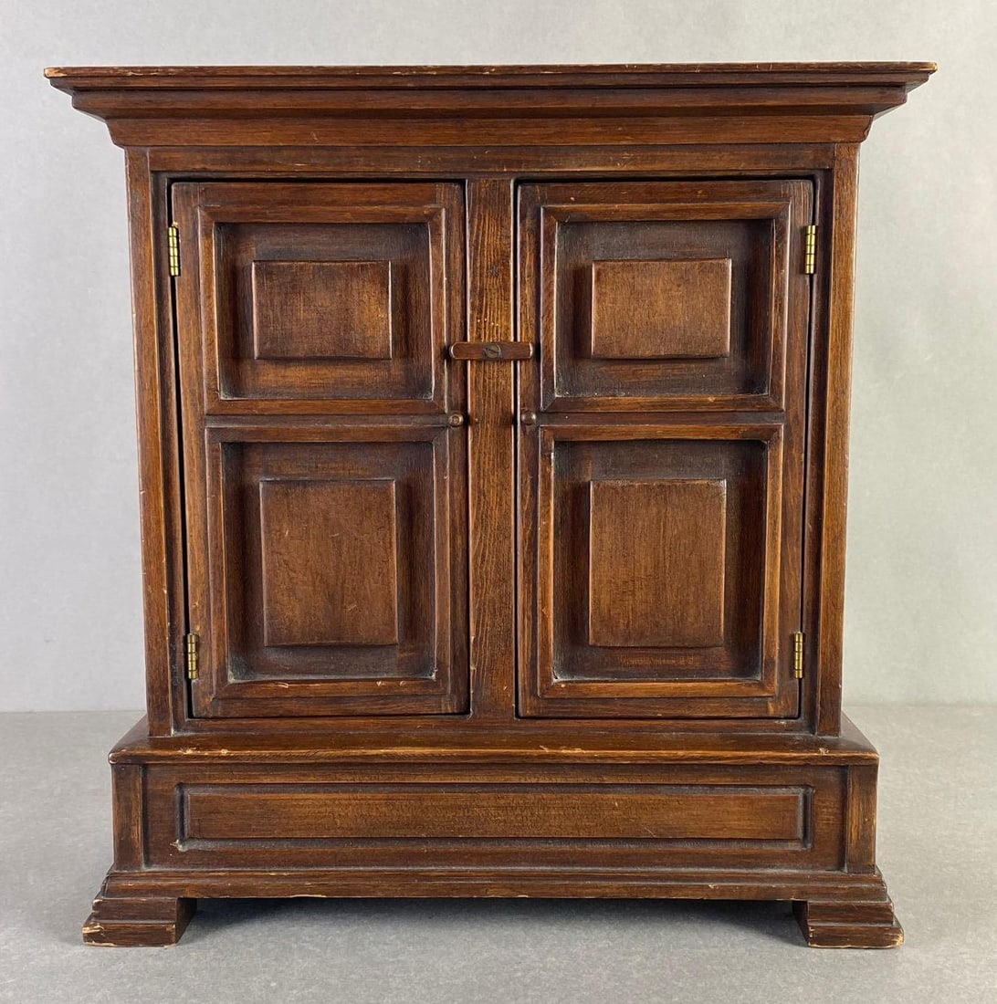 Doll Sized Wood Wardrobe (1 of 6)