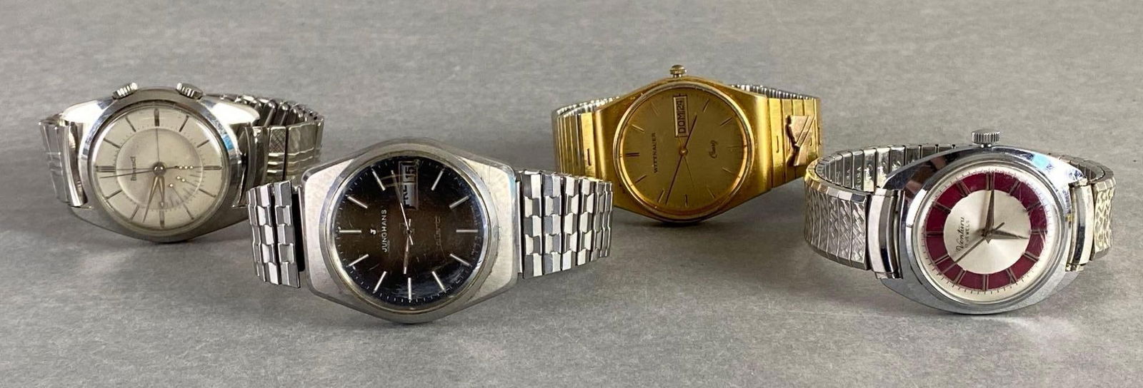 Group of 4 Vintage Men's Wristwatches (1 of 3)