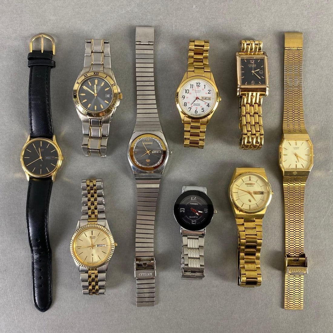 Group of Citizen Quartz Mens Wristwatches (1 of 3)