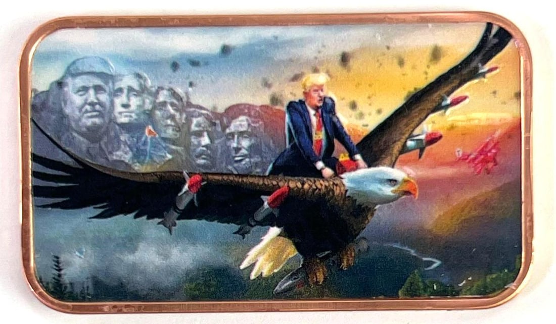 Donald Trump 1 oz .999 Fine Copper Bar (1 of 2)