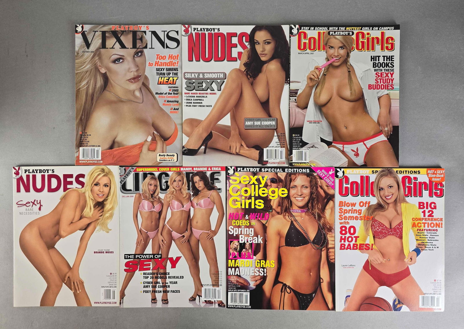 Group of 7 Special Edition Playboys (1 of 2)