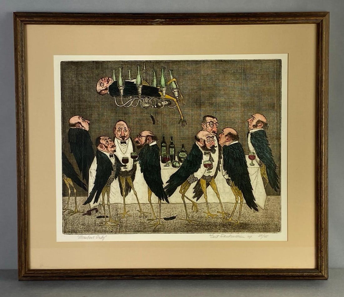 Curt Frankenstein Members Only Etching on Paper (1 of 4)