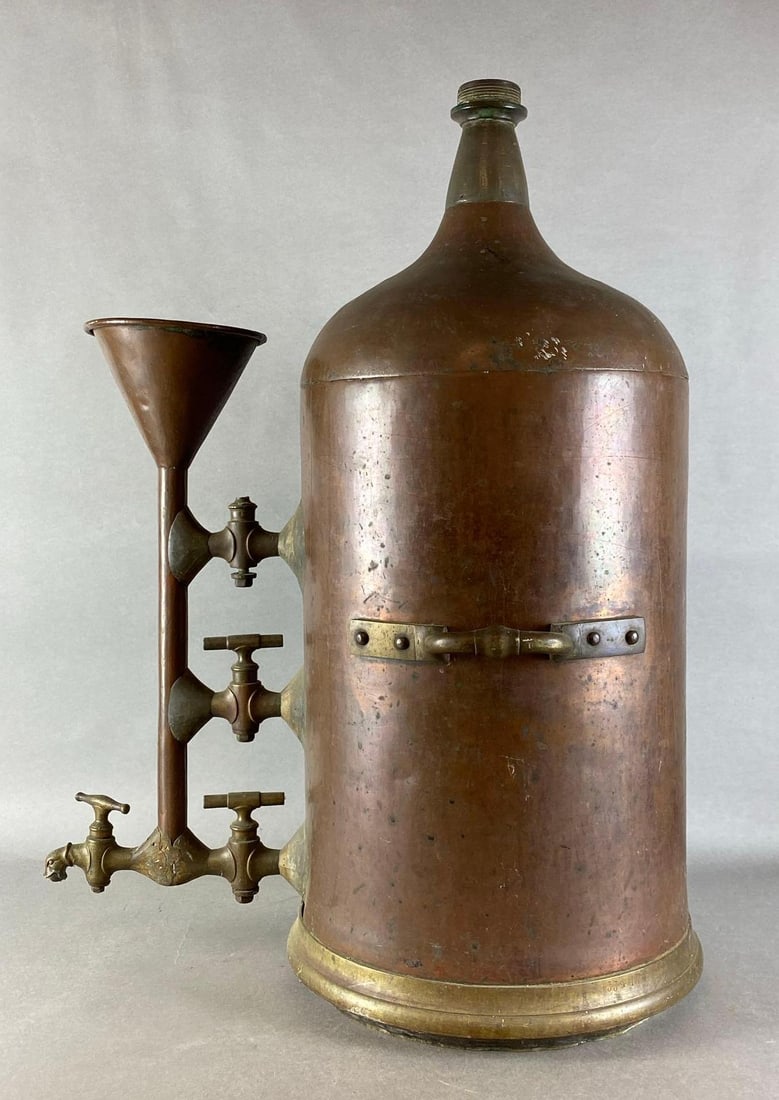 Vintage Brass and Copper Still Apparatus (1 of 7)