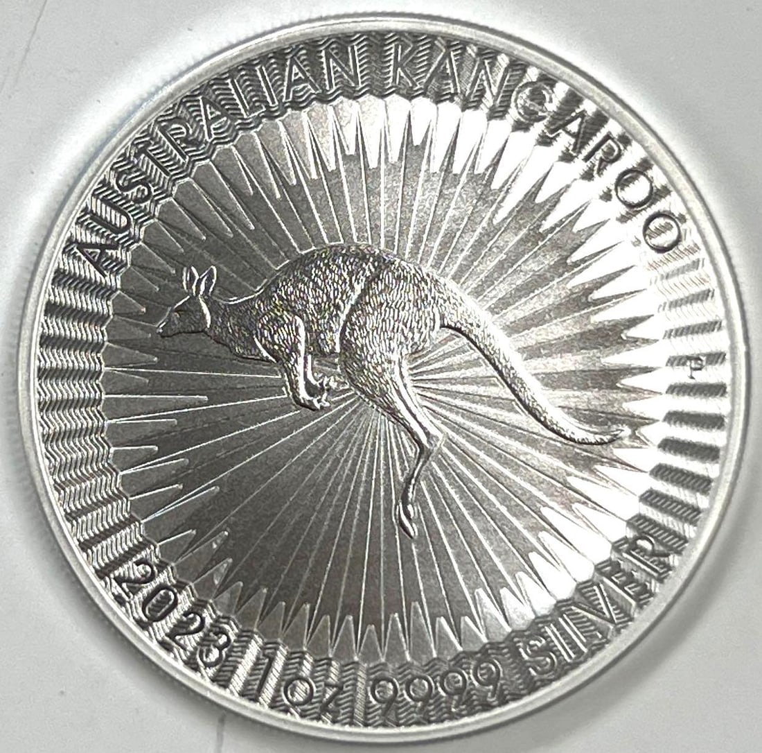 2023 Kangaroo Australian Mint 1 oz .999 Fine Silver Round (1 of 2)