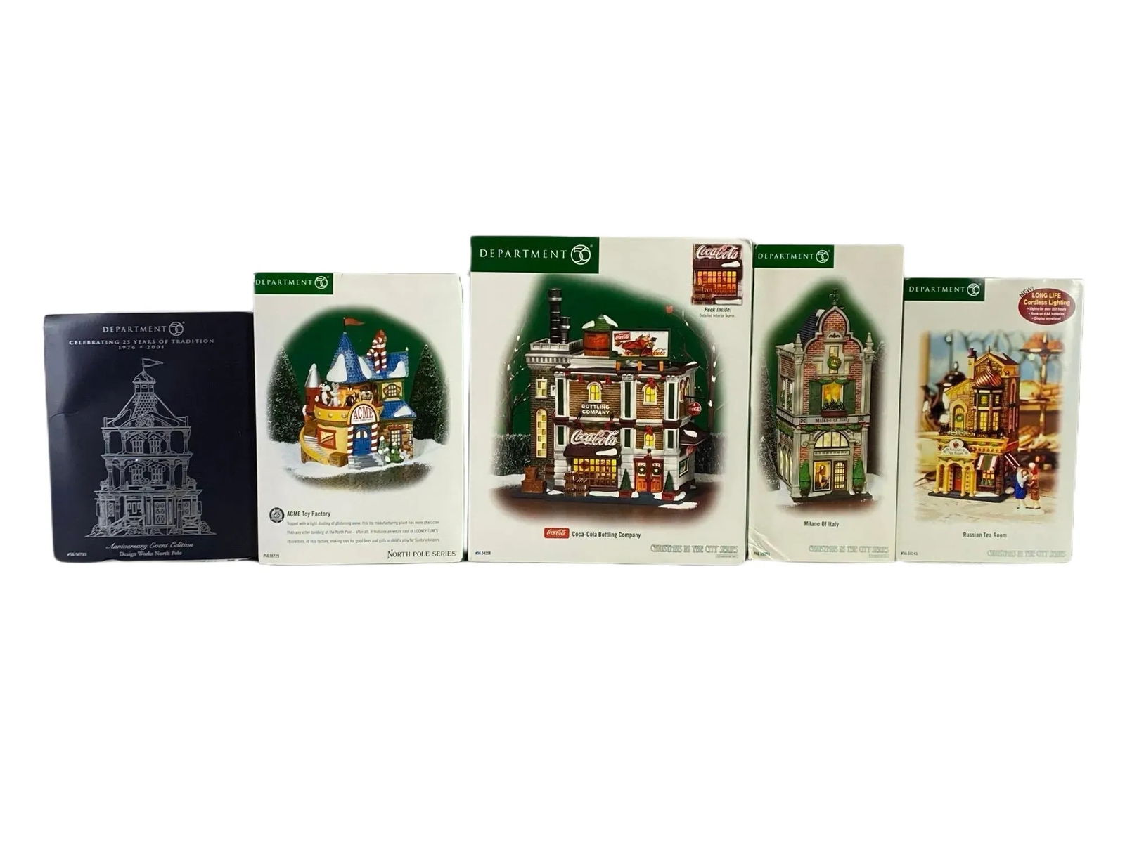 Group of Department 56 Christmas Village Buildings and More (1 of 4)