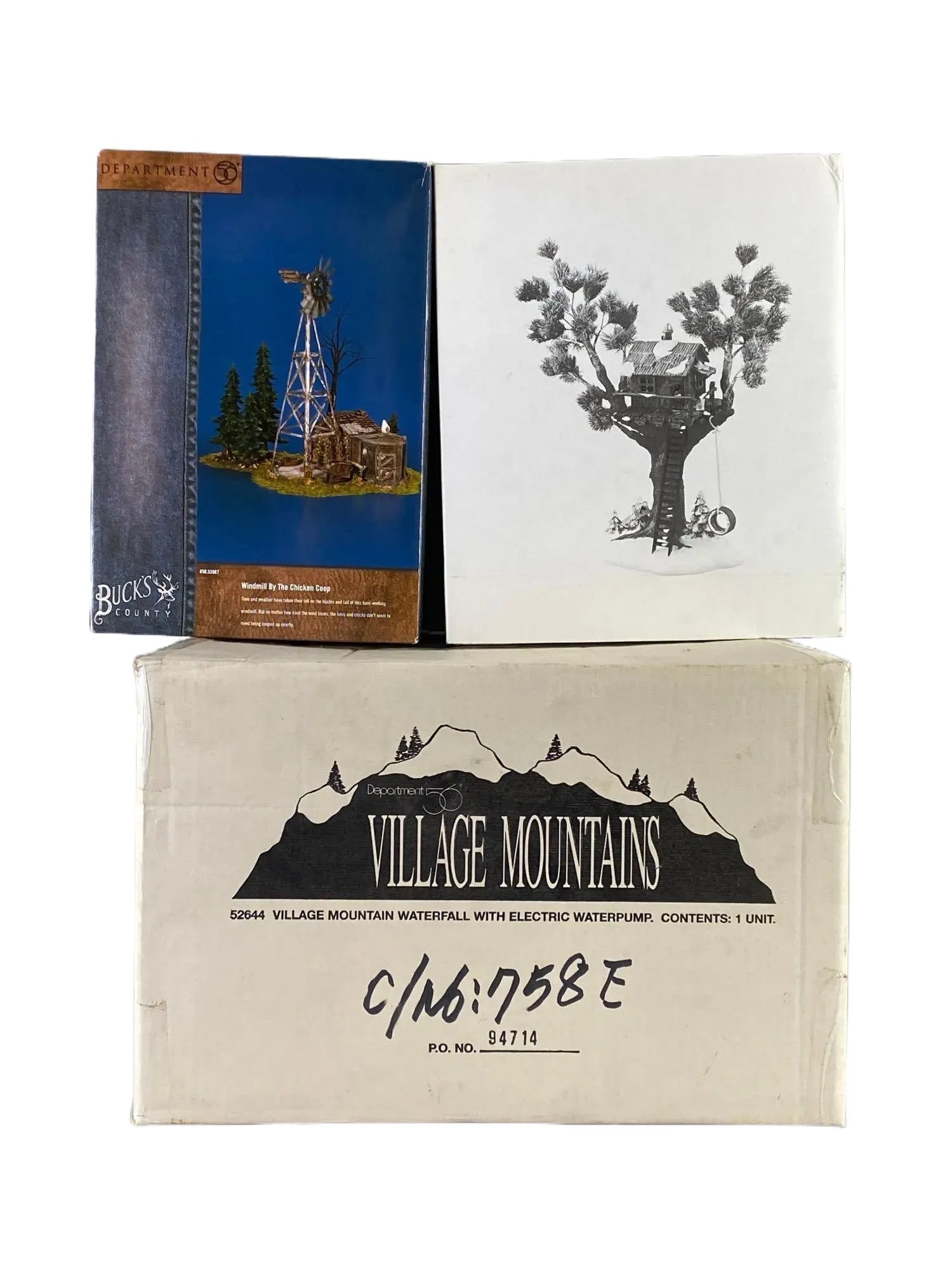 Group of Department 56 Christmas Village Landscapes and More (1 of 2)