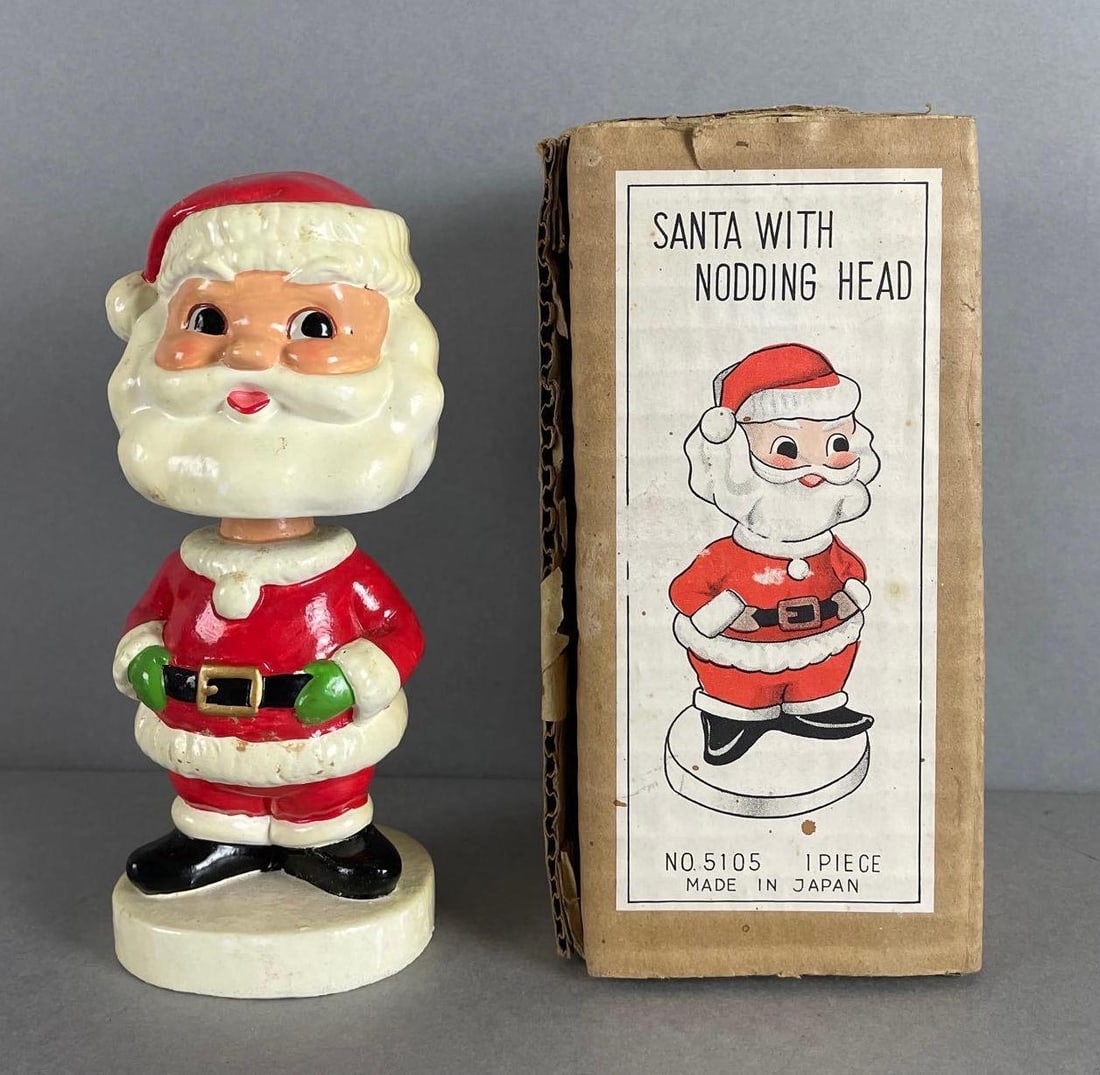 Christmas Santa with Nodding Head No. 5105 (1 of 4)