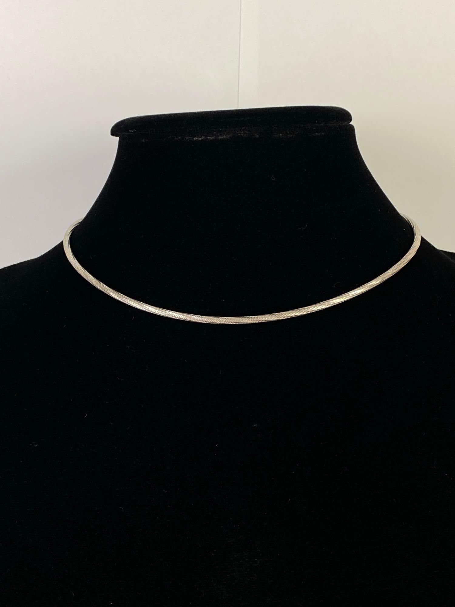 Sterling Silver Rope Necklace (1 of 3)