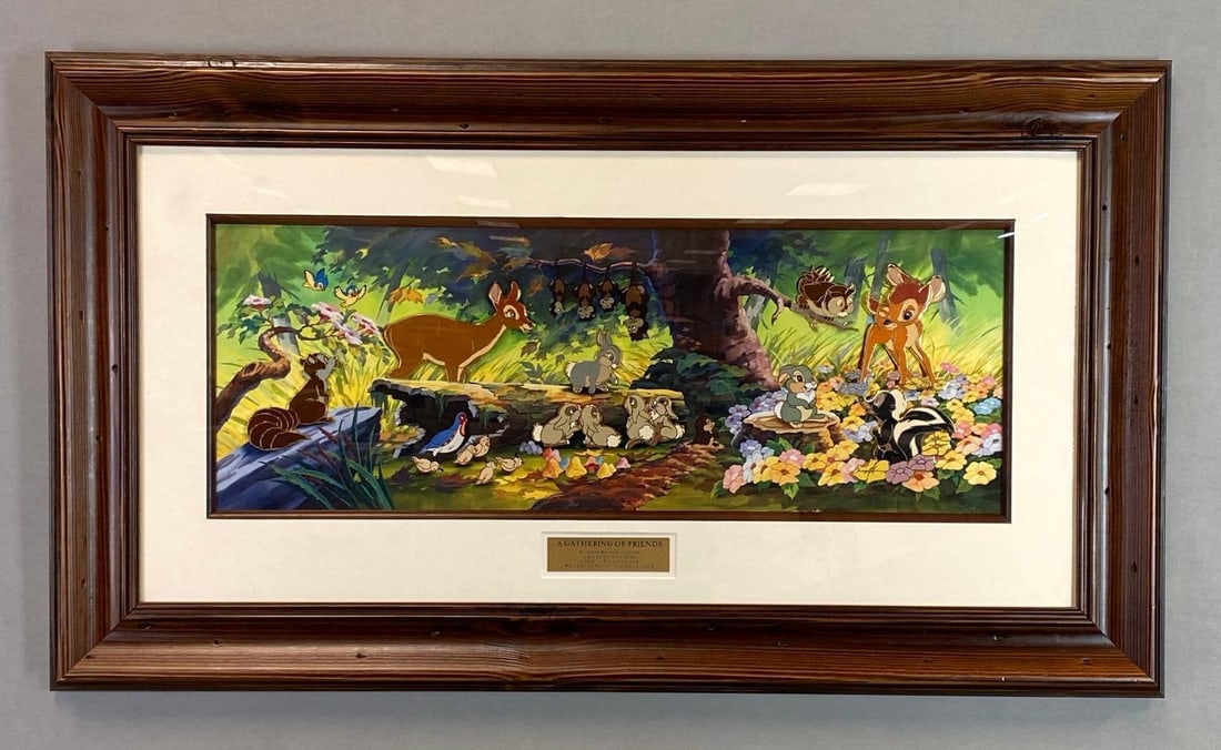 2004 Michelle Morrow Disney Bambi A Gathering of Friends Enamel Pin Set (1 of 5)