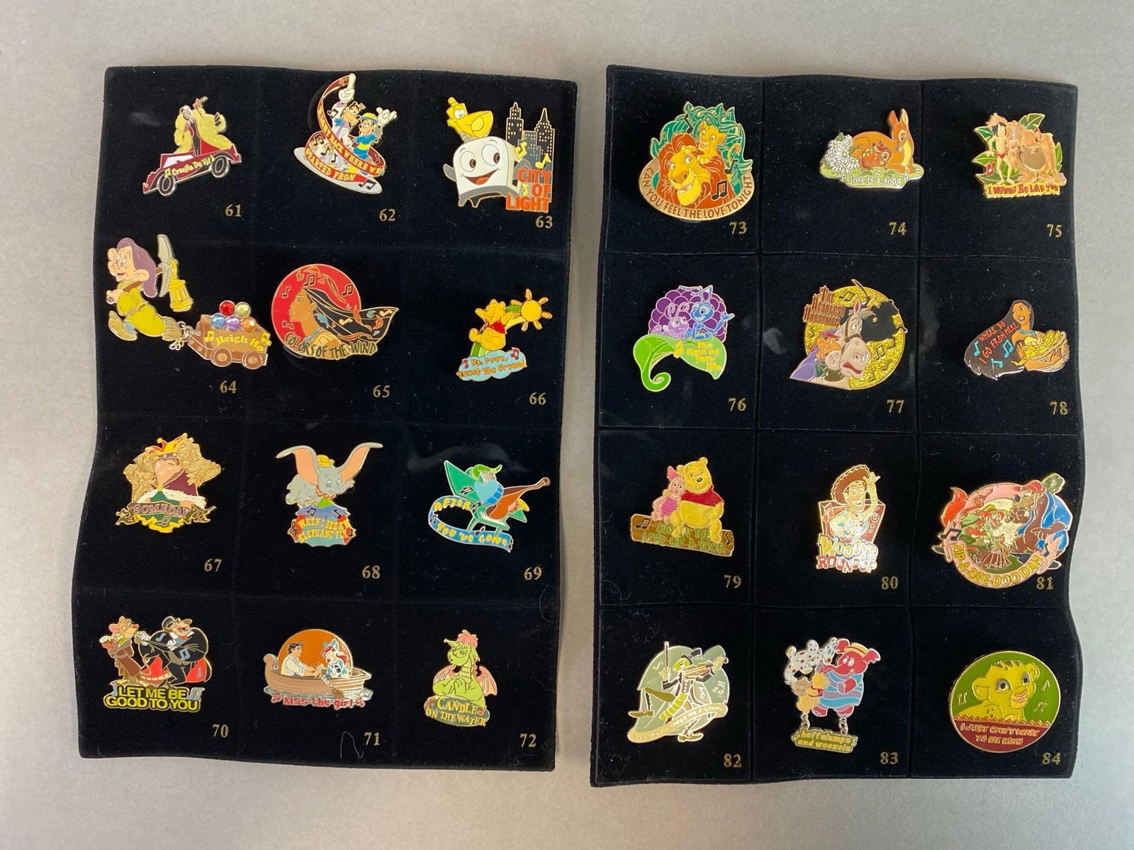 Group of 24 Disney Enamel Pins (1 of 3)