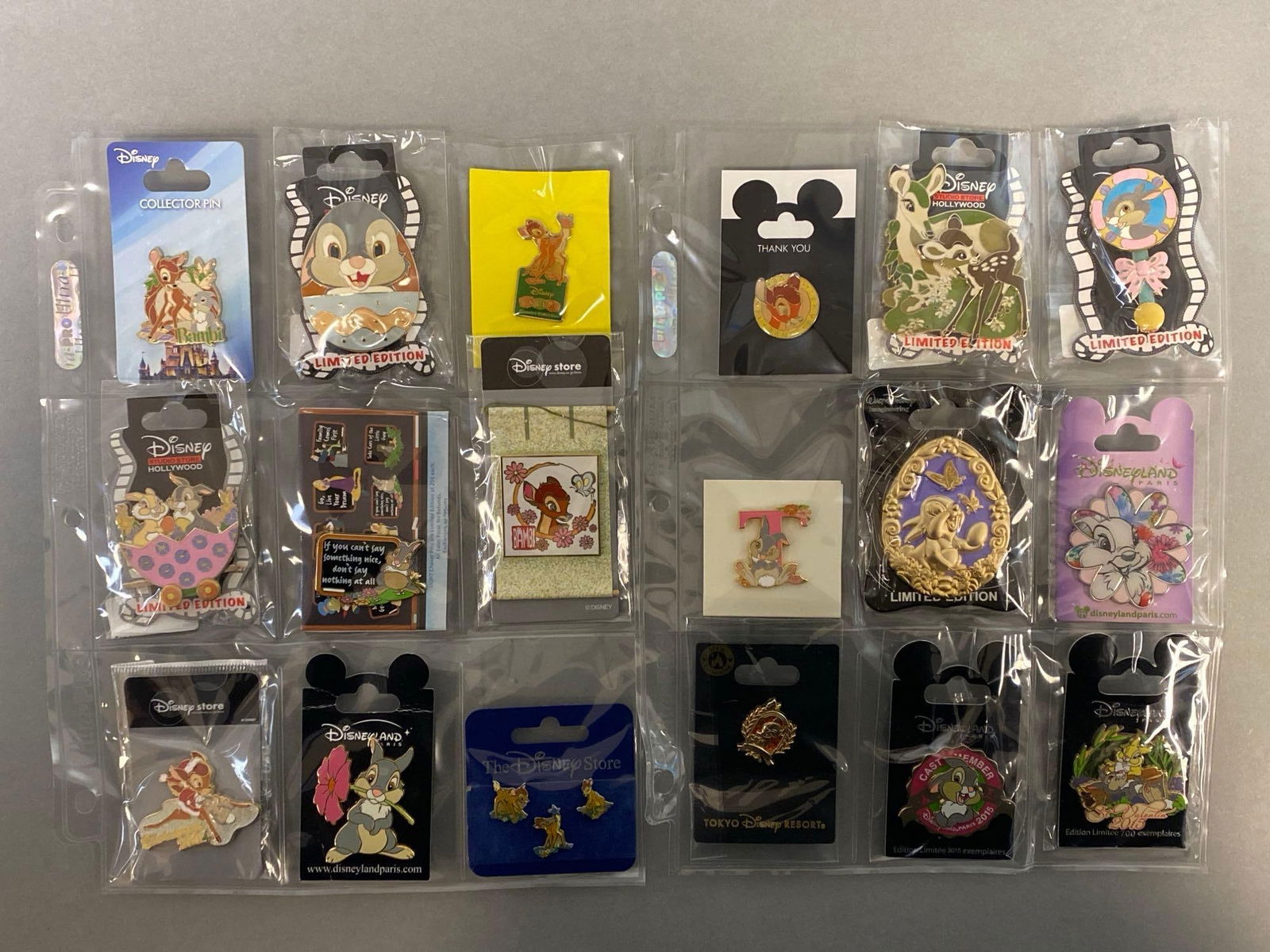 Group of 18 Disney Bambi Enamel Pins (1 of 3)
