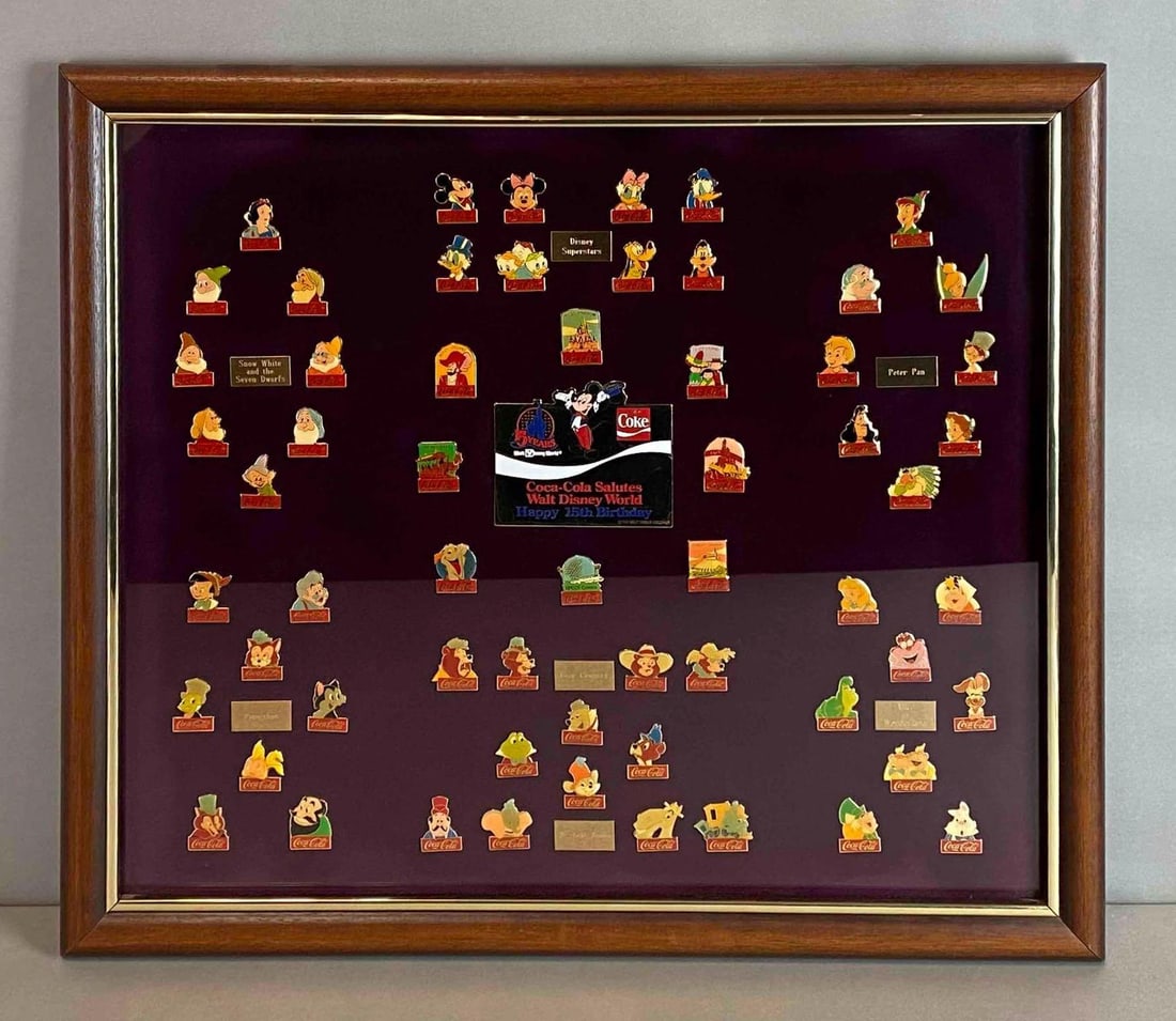 Coca-Cola Salutes Walt Disney World Collectors Pin Set (1 of 3)