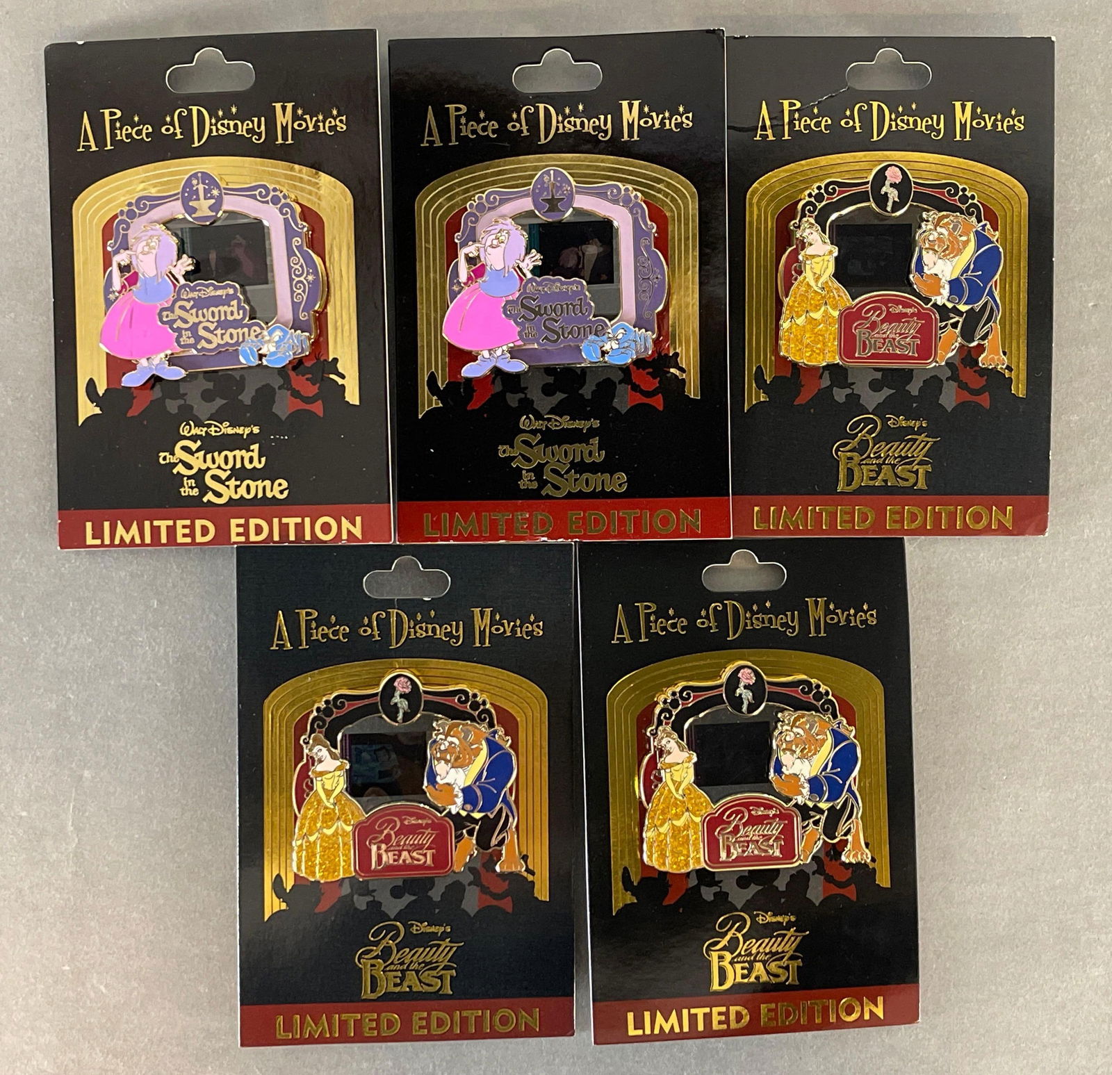 A Piece of Disney Movie Limited Edition 5 Pins (1 of 3)