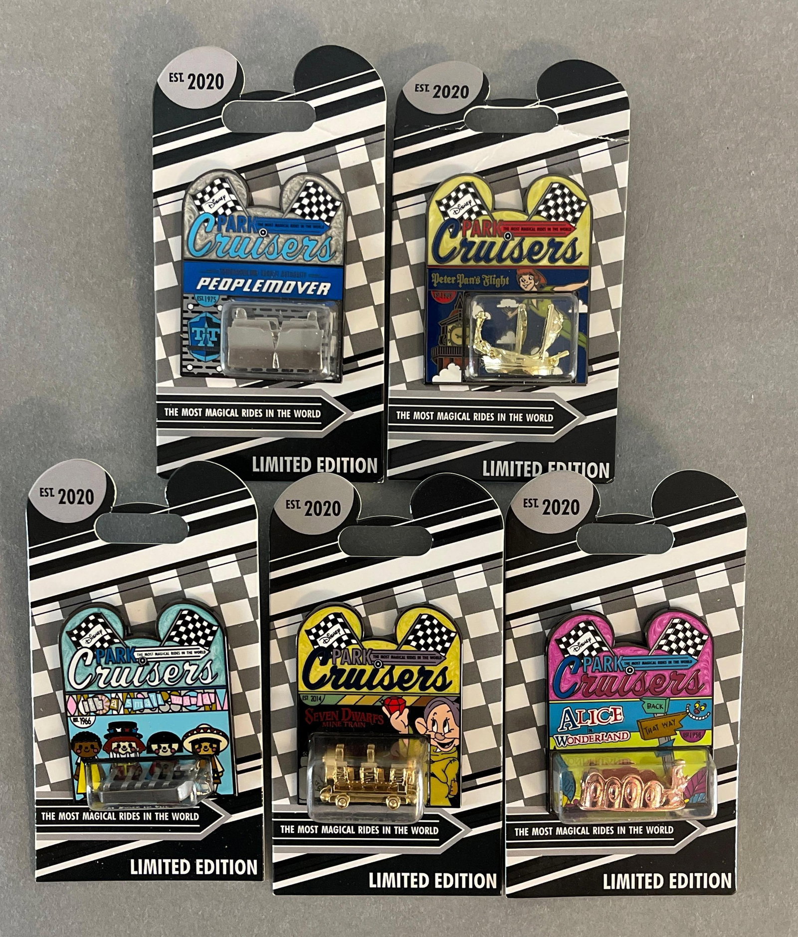 Group of 5 Disney Enamel Pins (1 of 3)