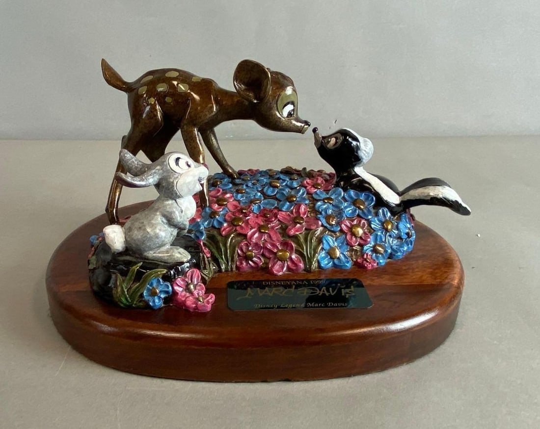 Disneyana Marc Davis Bronze Bambi Statue (1 of 3)