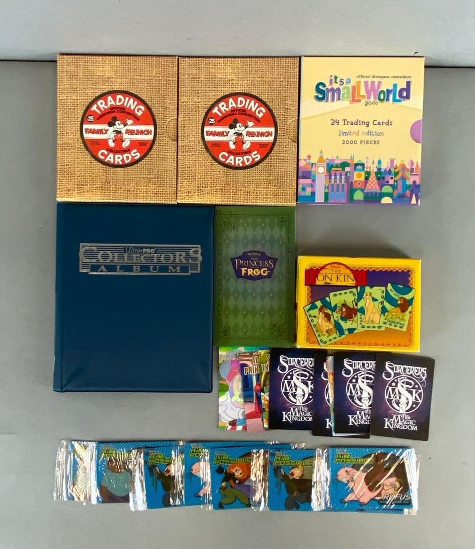 Group of Disney Playing and Trading Cards (1 of 2)