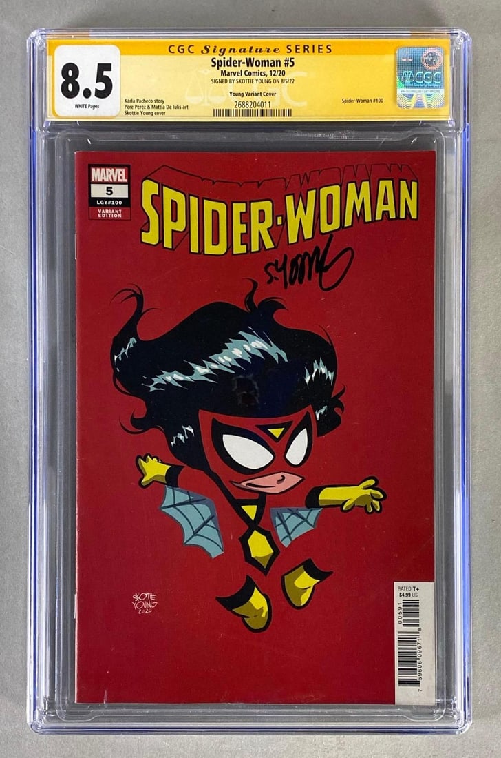 CGC Signature Graded Marvel Comics Spider-Woman No. 5 (1 of 8)