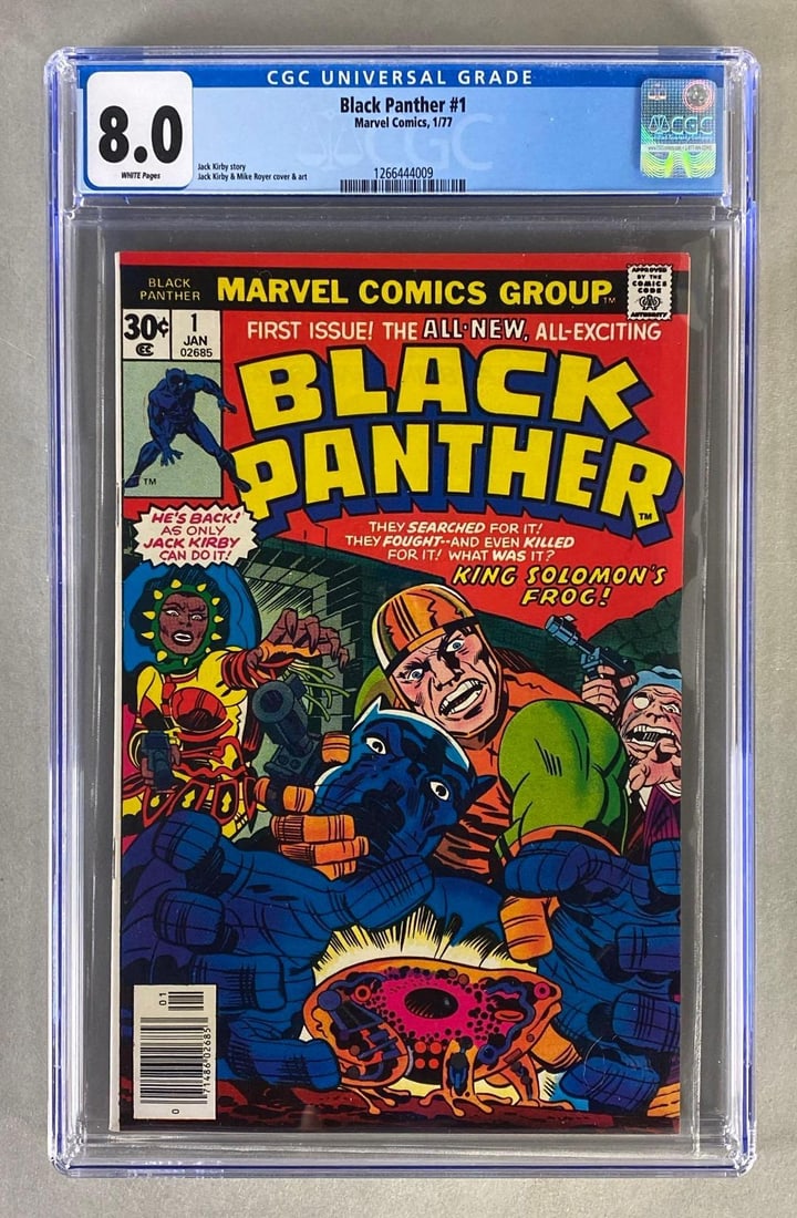 CGC Graded Marvel Comics Black Panther No. 1 (1 of 7)