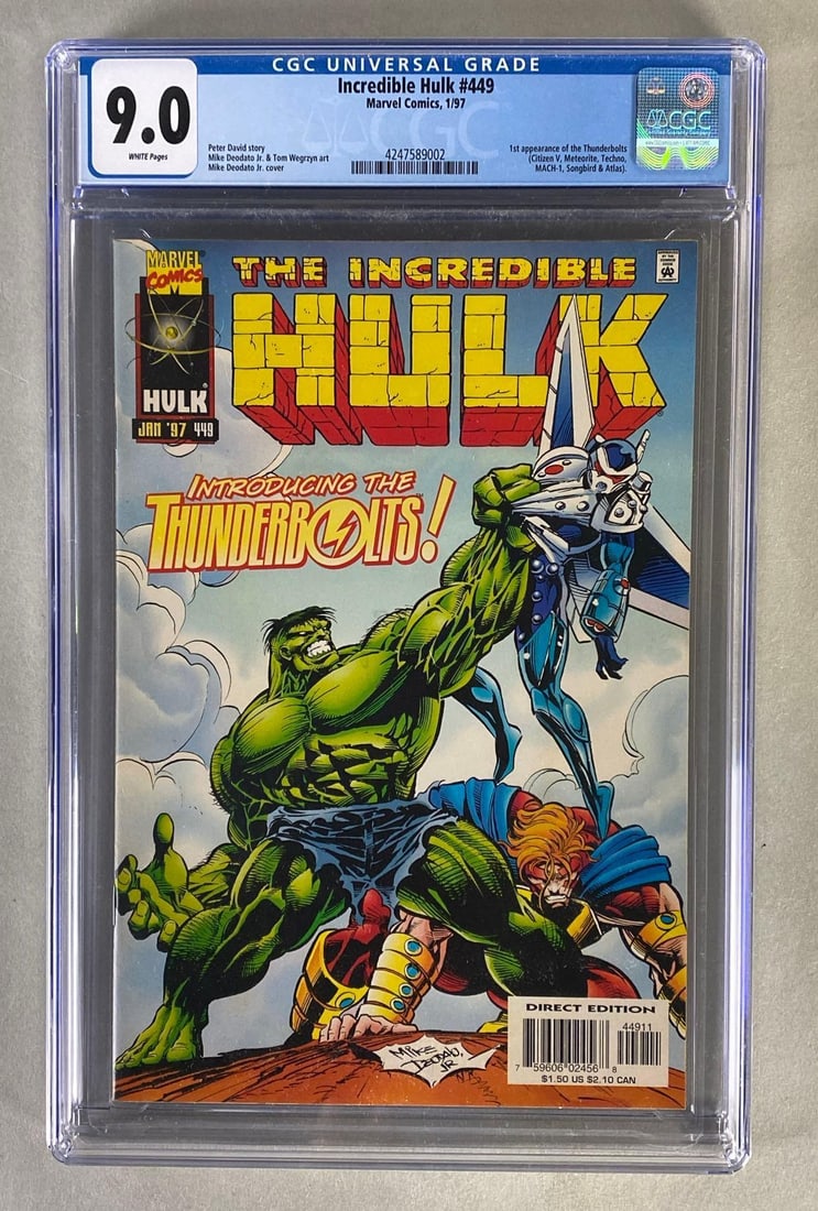 CGC Graded Marvel Comics Incredible Hulk No. 449 (1 of 7)