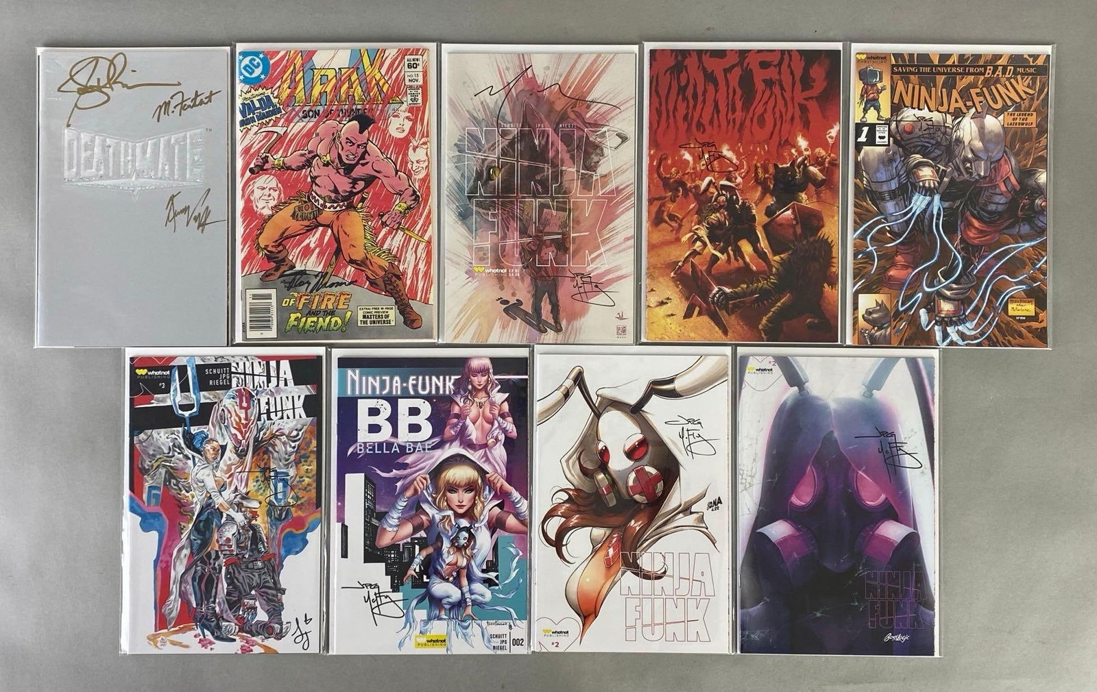 Group of 9 Assorted Artist Signed Comic Books (1 of 7)