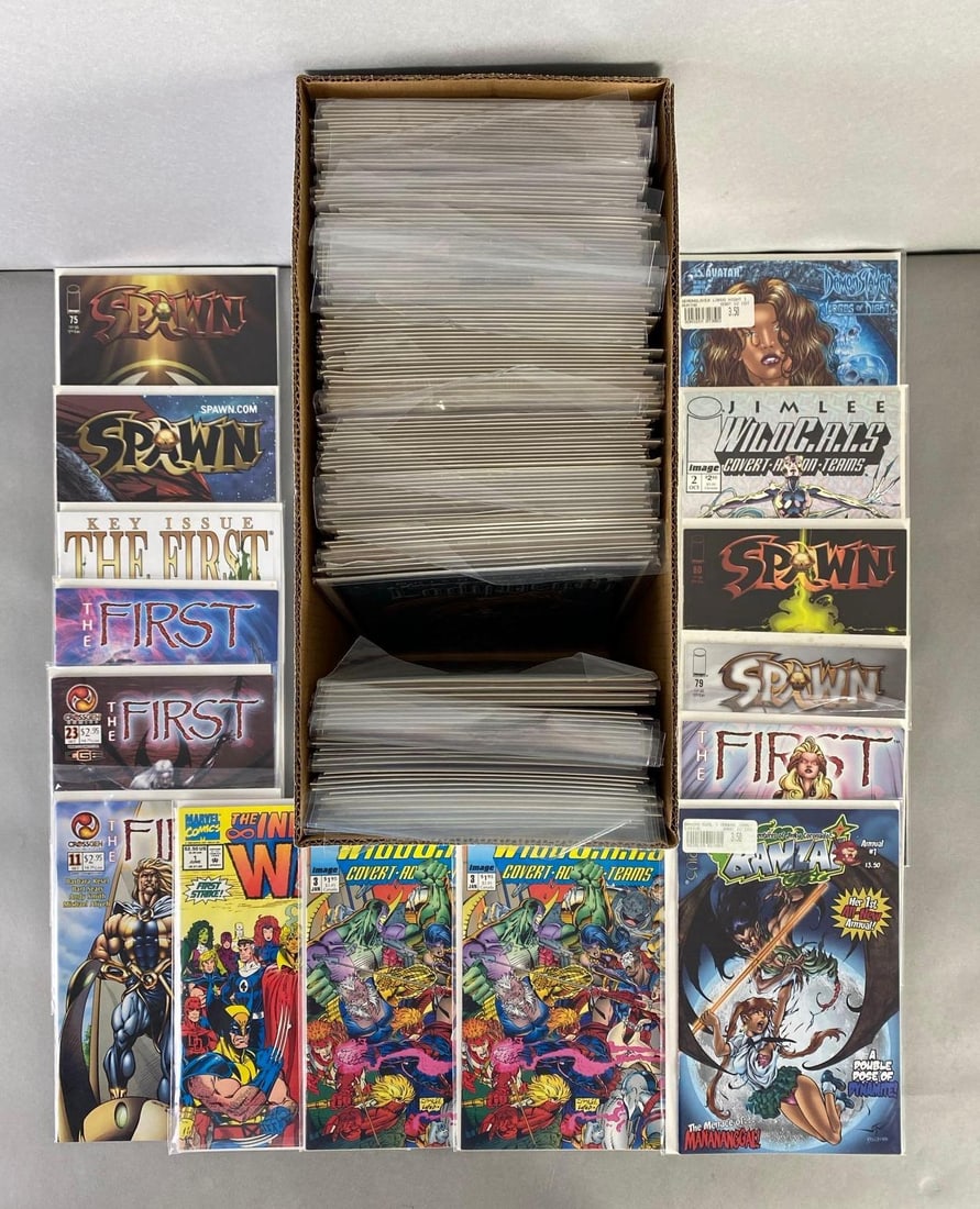 Short Box of Marvel/Image/Assorted Comic Books (1 of 3)