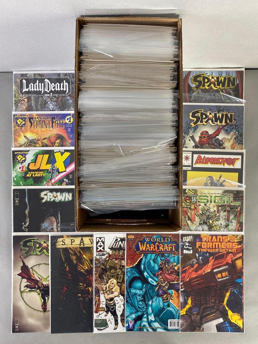 Short Box of Image/Amalgam/Assorted Comic Books (1 of 3)