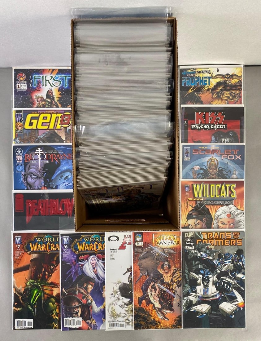 Short Box of Image/Wildstorm/Assorted Comic Books (1 of 3)