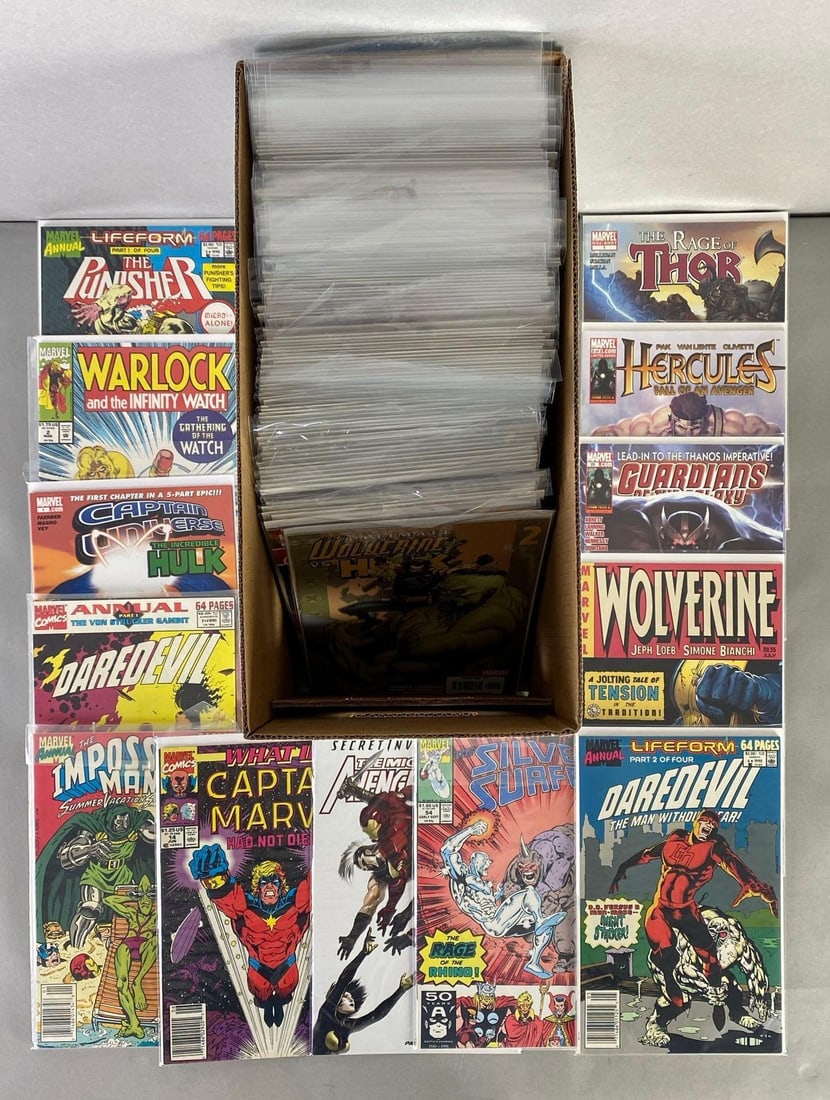 Short Box of Marvel Comic Books (1 of 3)