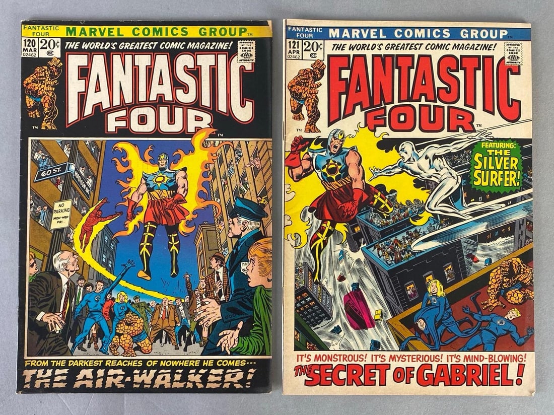 Group of 2 Marvel The Fantastic Four Comic Books (1 of 10)