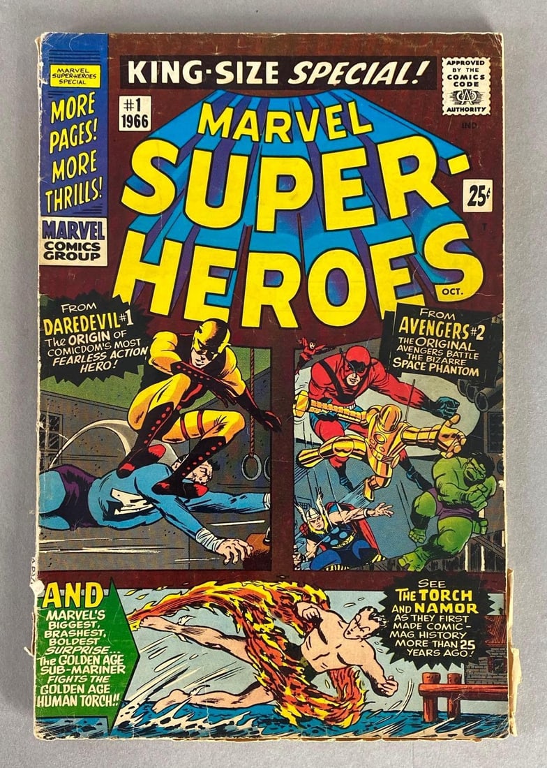 Marvel Comics King-Size Special Marvel Super Heroes No. 1 (1 of 9)