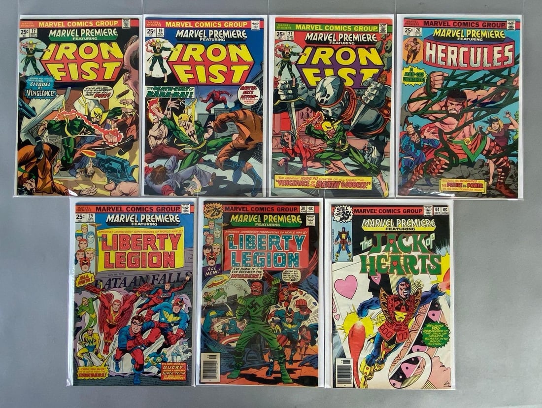 Group of 7 Marvel Premiere Comic Books (1 of 4)