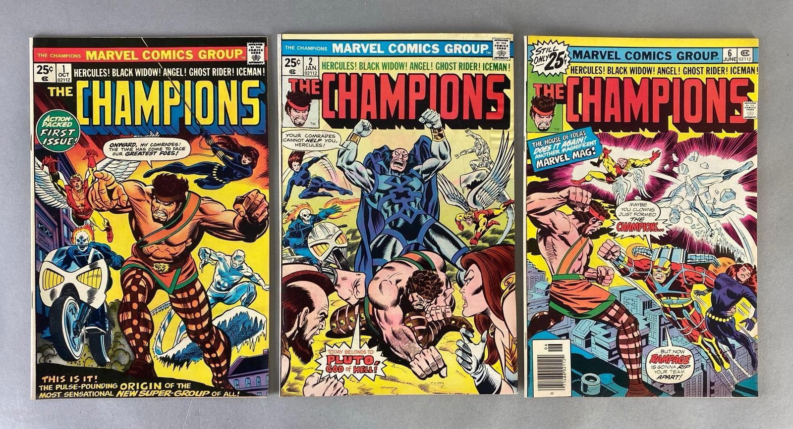 Group of 3 Marvel The Champions Comic Books (1 of 7)