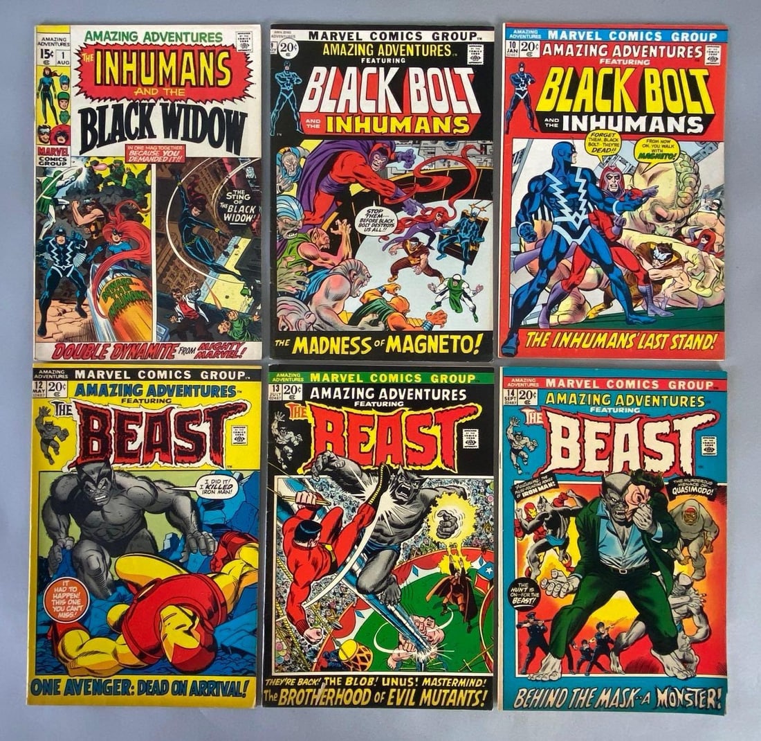 Group of 6 Marvel Amazing Adventures Comic Books (1 of 4)