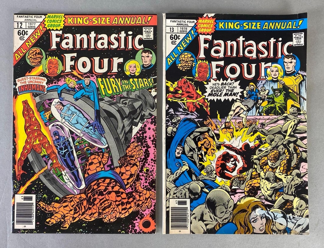Group of 2 Marvel King-Size Annual Fantastic Four Comic Books (1 of 10)