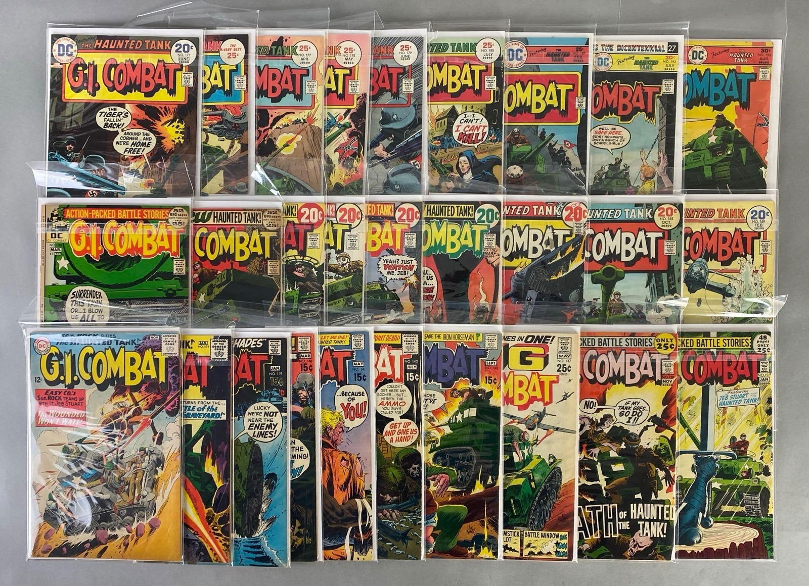 Group of 20+ DC G.I. Combat Comic Books (1 of 3)