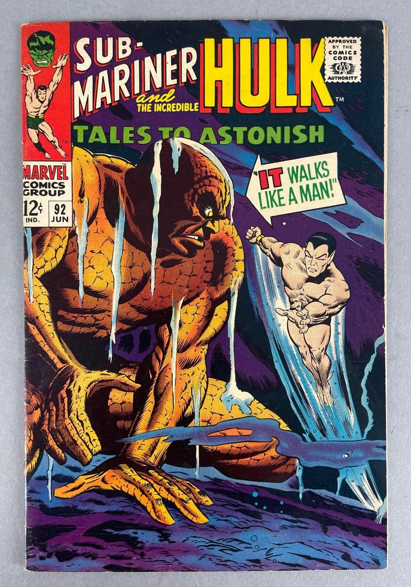 Marvel Comics Tales to Astonish Sub-Mariner and the Incredible Hulk No. 92 (1 of 7)