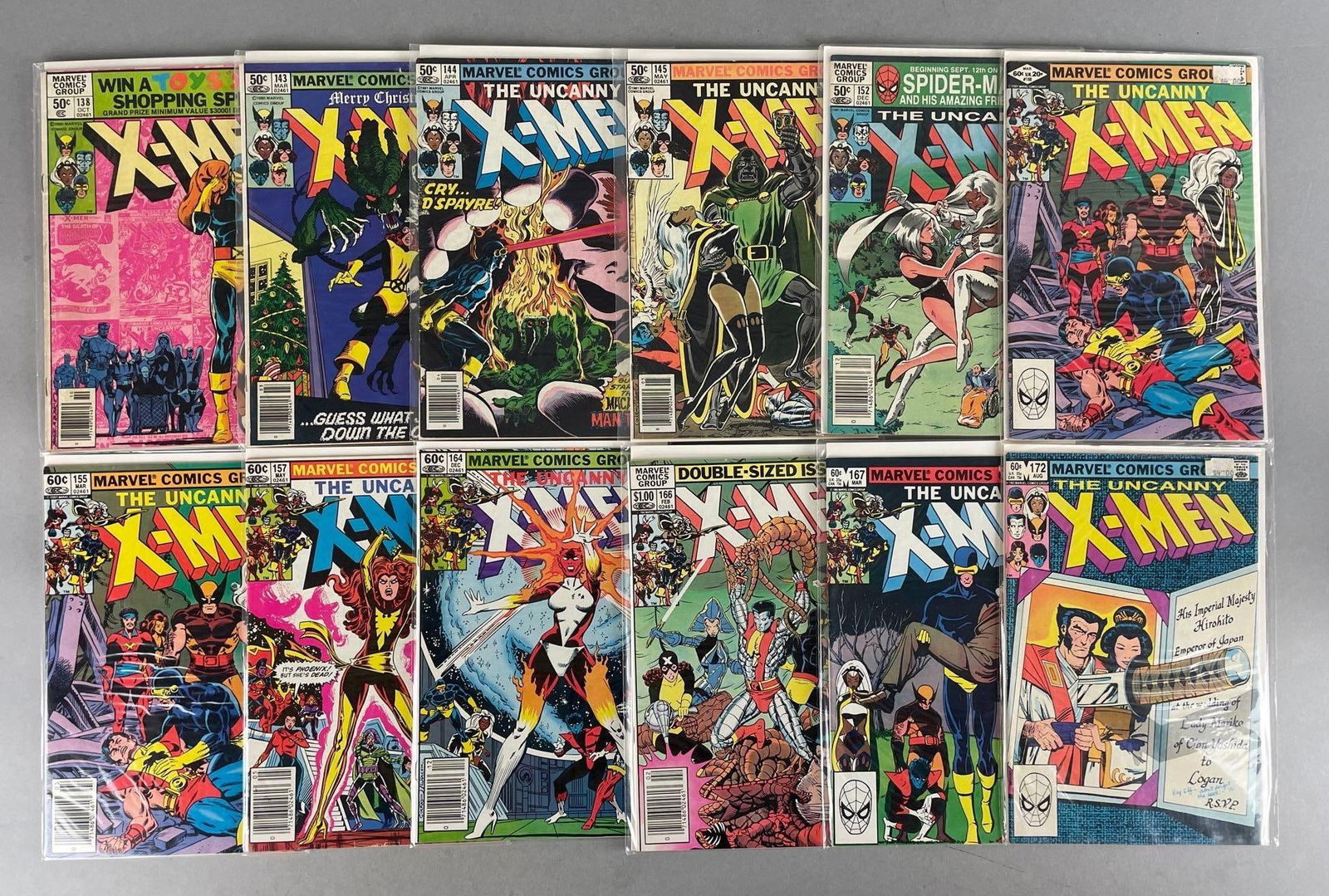 Group of Marvel Comics The Uncanny X-Men Comic Books (1 of 3)