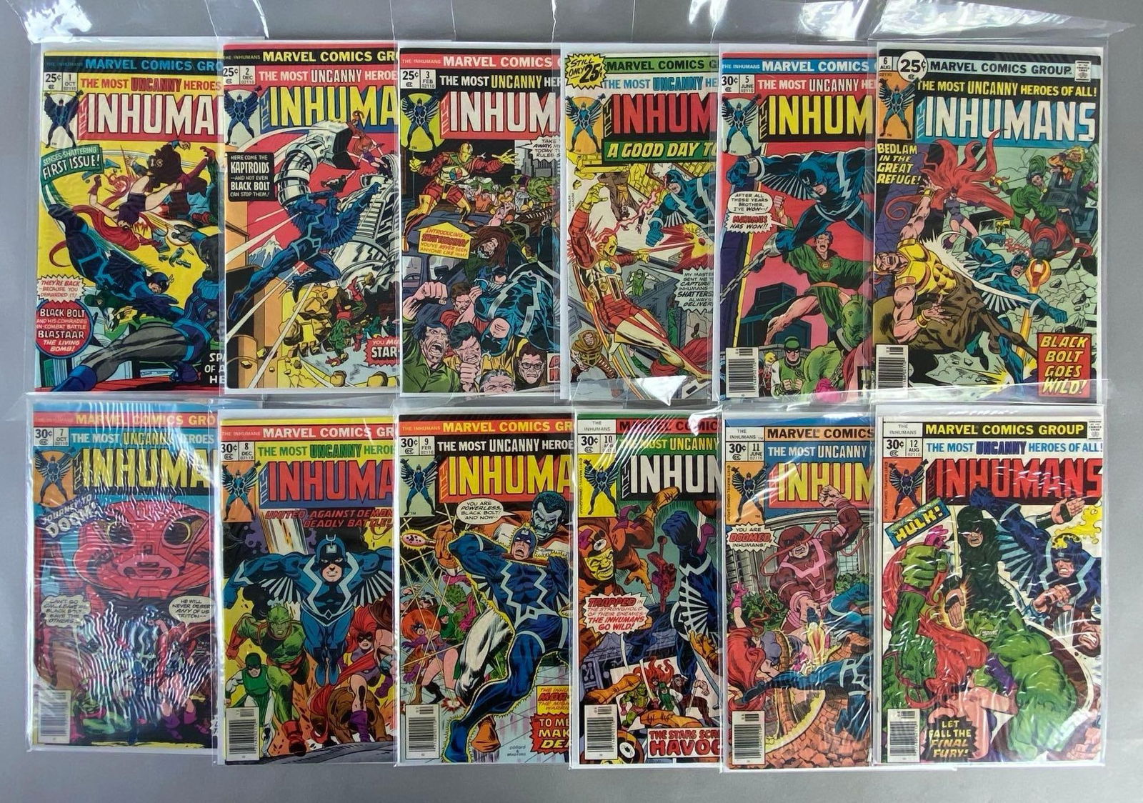 Group of 12 Marvel Inhumans Comic Books (1 of 3)