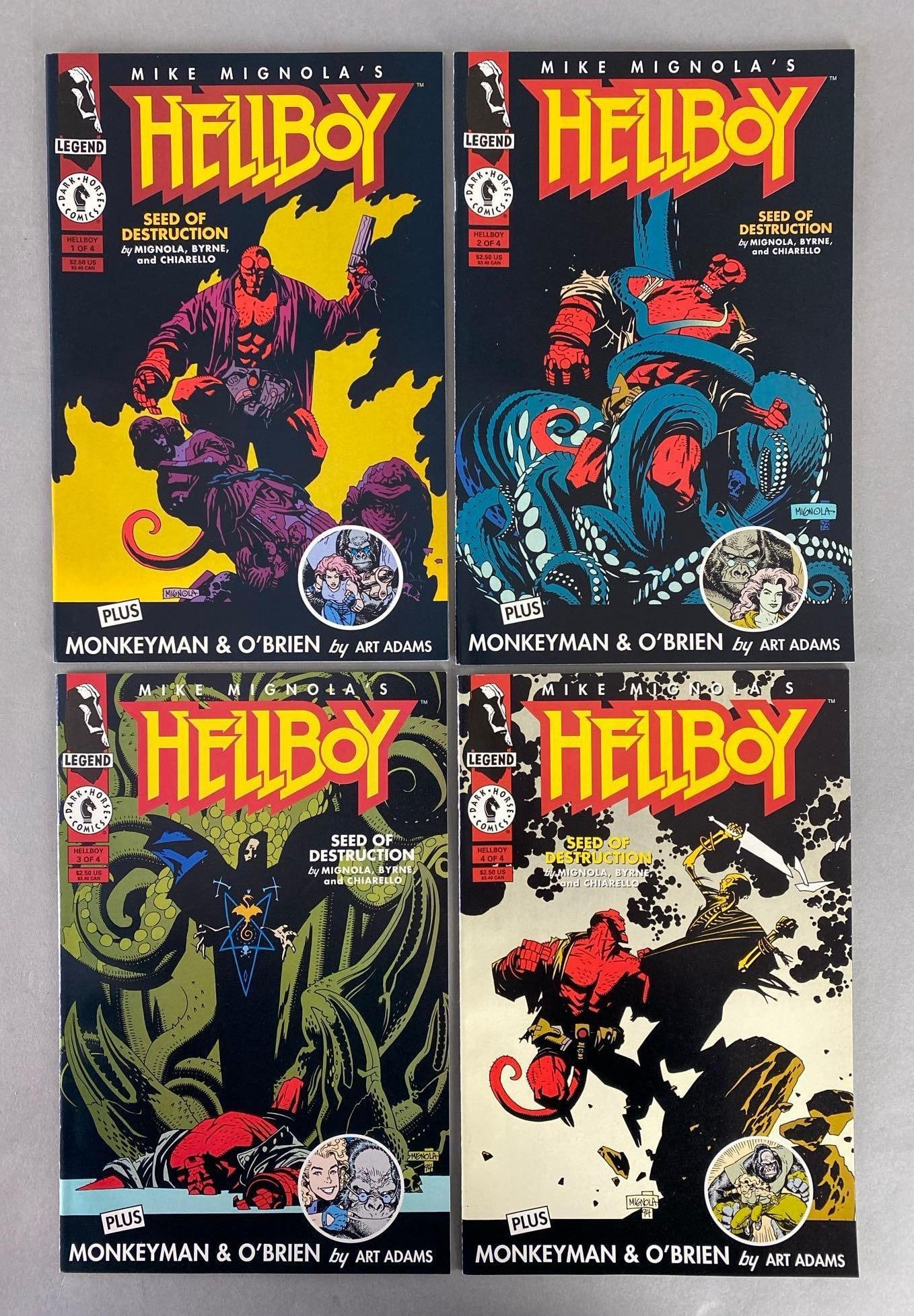 Group of 4 Dark Horse Hellboy Comic Books (1 of 6)