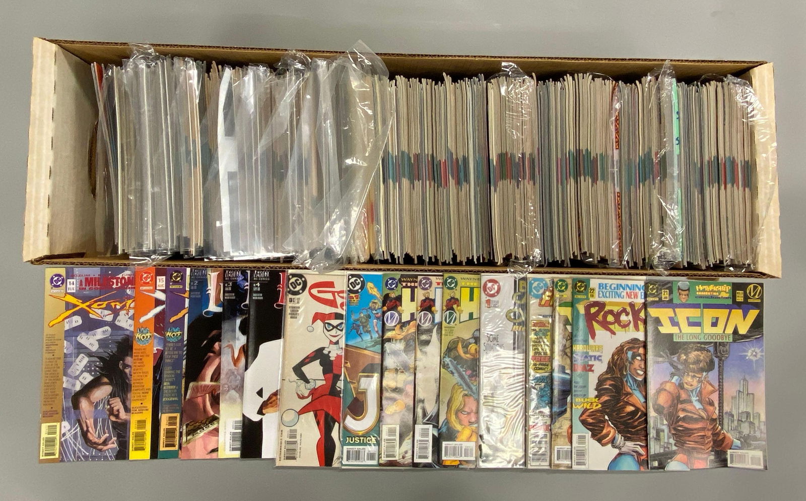 Long Box of 250+ DC Comic Books (1 of 3)
