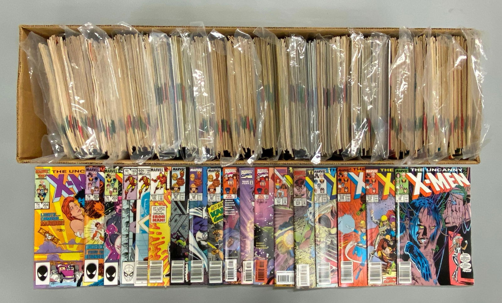 Long Box of 240+ Marvel Comic Books (1 of 3)