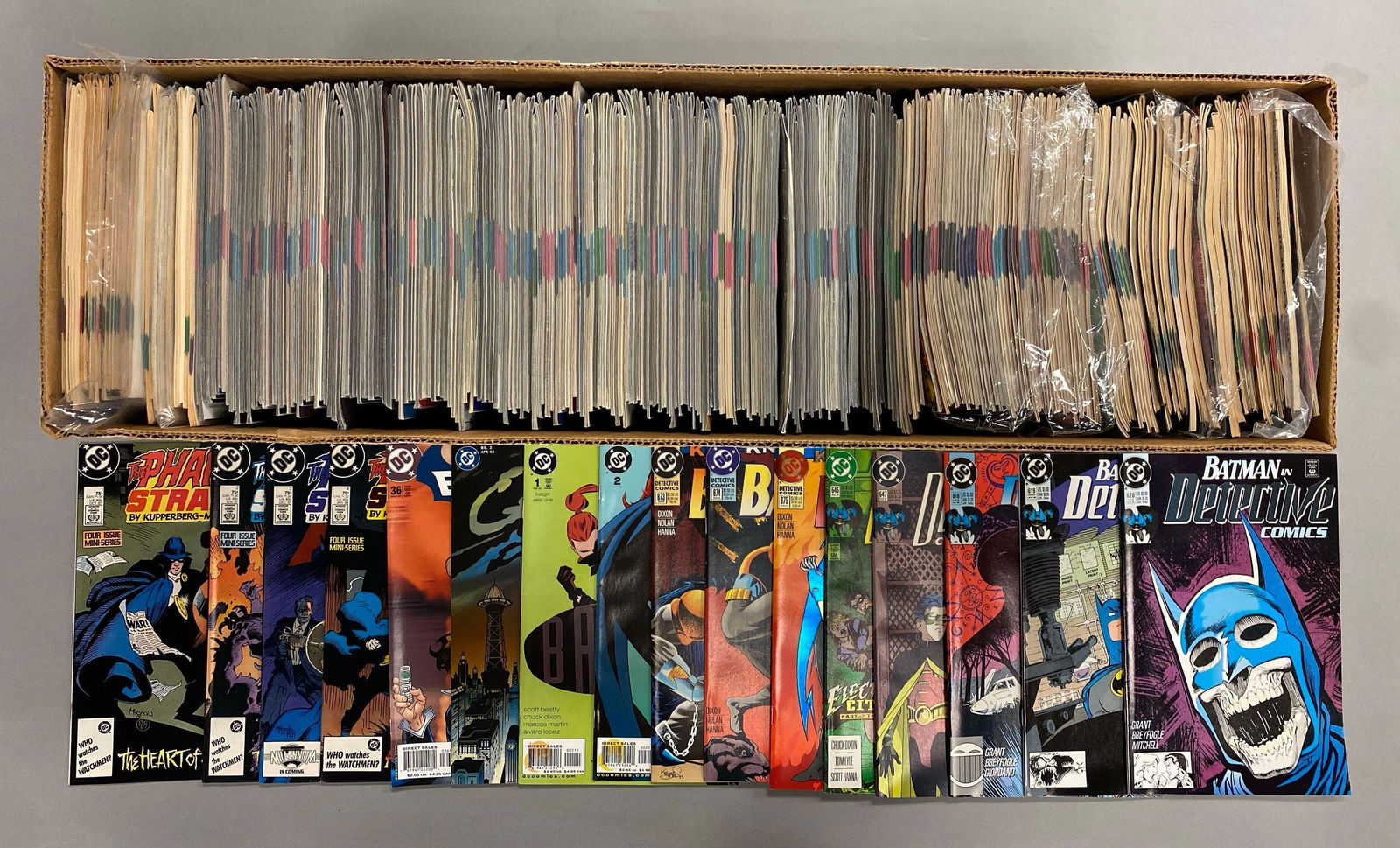 Long Box of 250+ DC Comic Books (1 of 3)