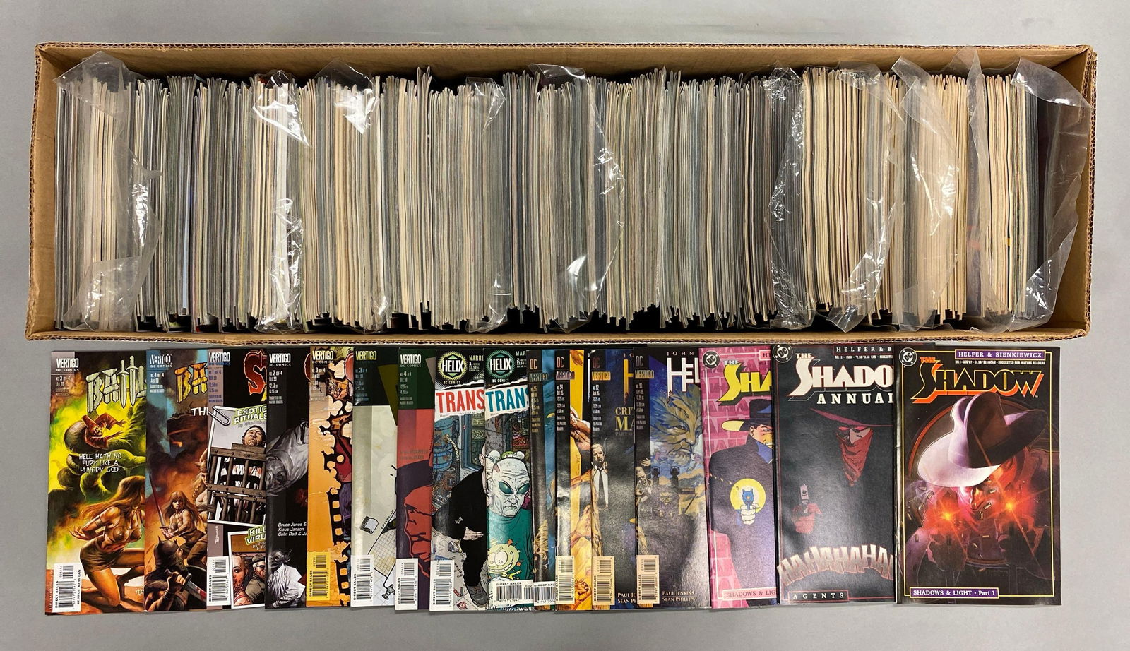 Long Box of 260+ DC Comic Books (1 of 3)