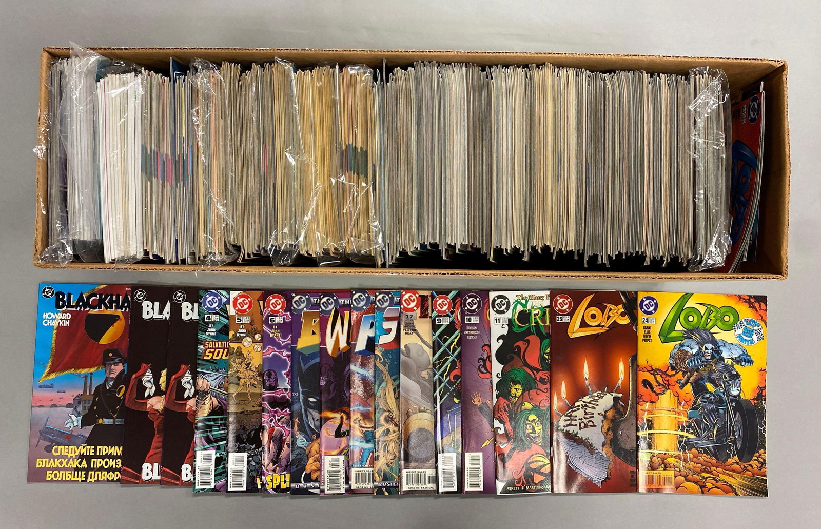 Long Box of 230+ DC Comic Books (1 of 3)