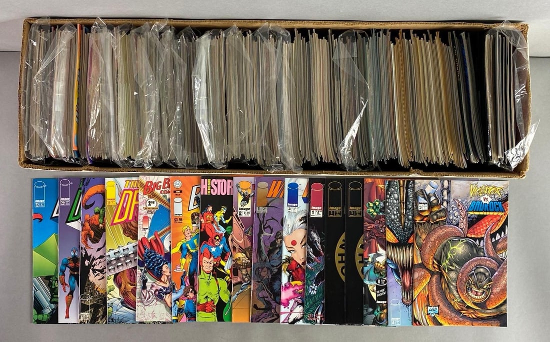 Long Box of Approx 200+ Image Comic Books (1 of 3)