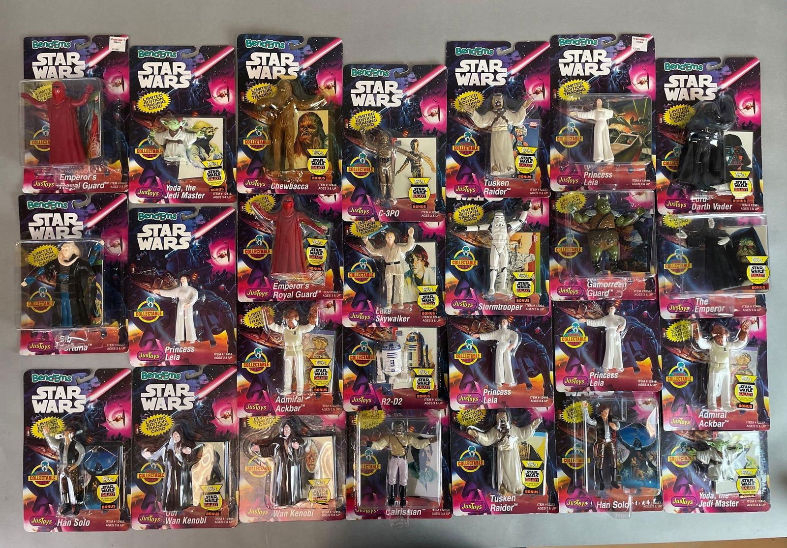 Group of JusToys Star Wars BendEms Action Figures (1 of 3)