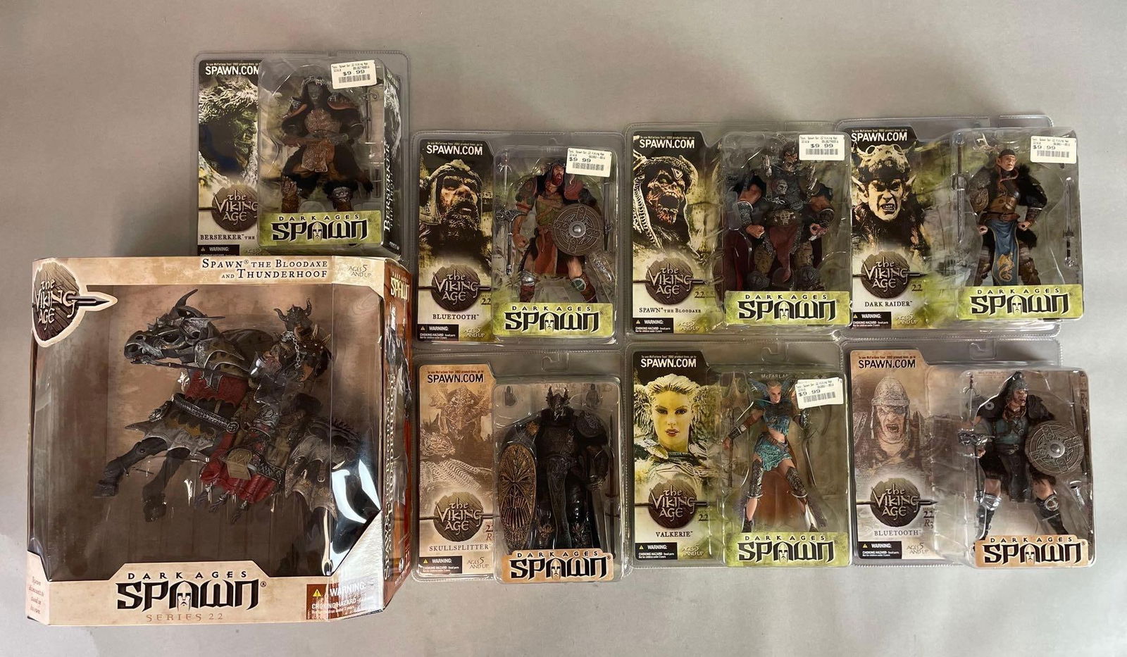 Group of McFarlane Toys Viking Age Spawn Action Figures (1 of 3)