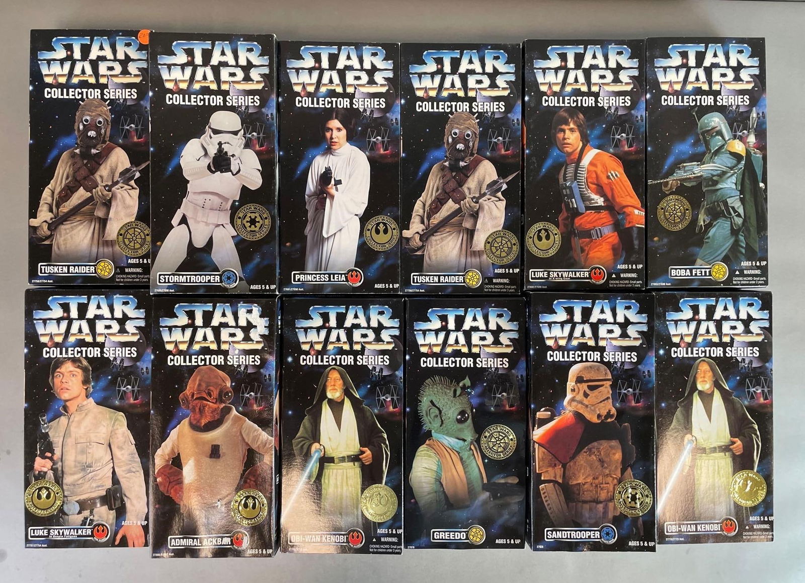 Group of Kenner Star Wars Collector Series Action Figures (1 of 5)